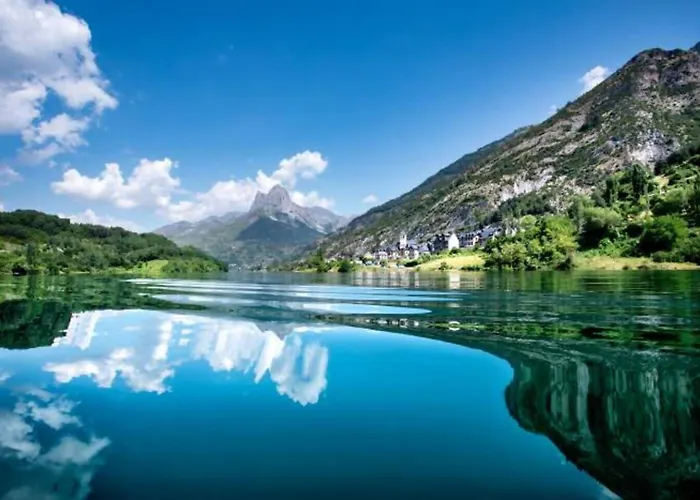 公寓 La Terraza De Escarrilla, Con Piscina 伊斯卡日拉